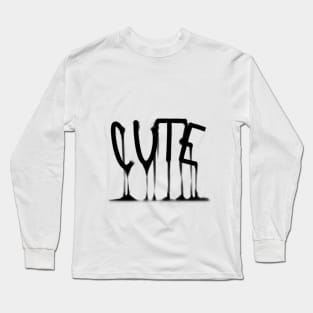 Cute smudge Long Sleeve T-Shirt